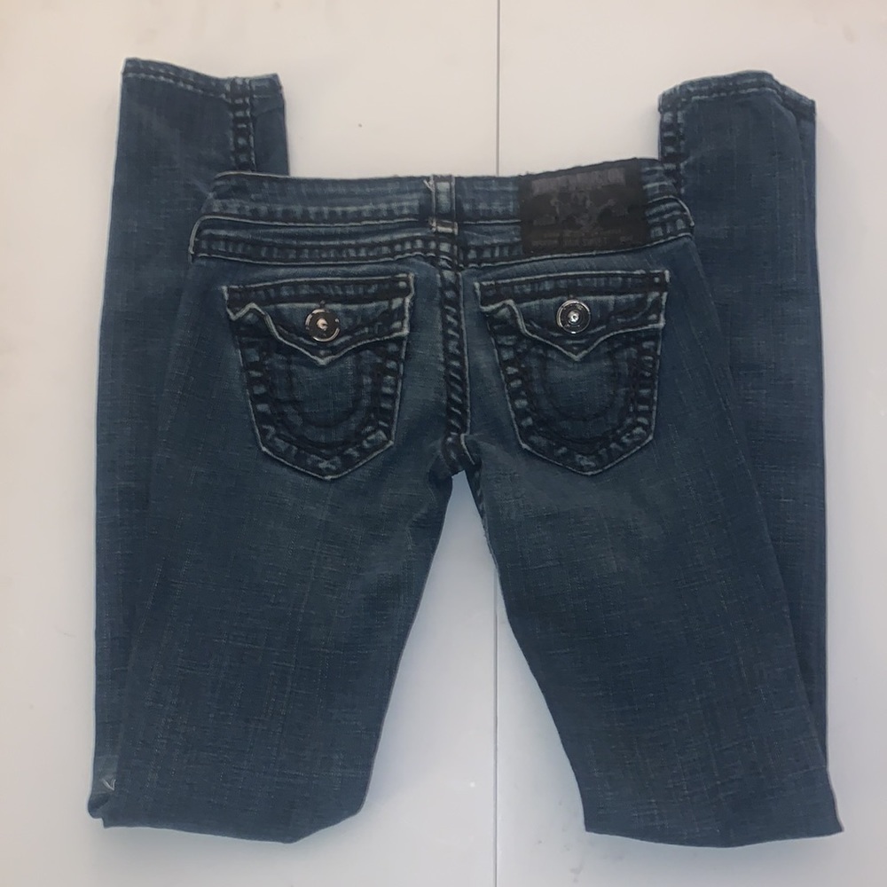 Women’s True Religion Jeans Julie Super T Skinny Size 26 - Picture 4 of 5